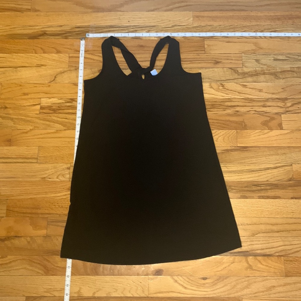 Cute - black adjustable cotton dress or coverup